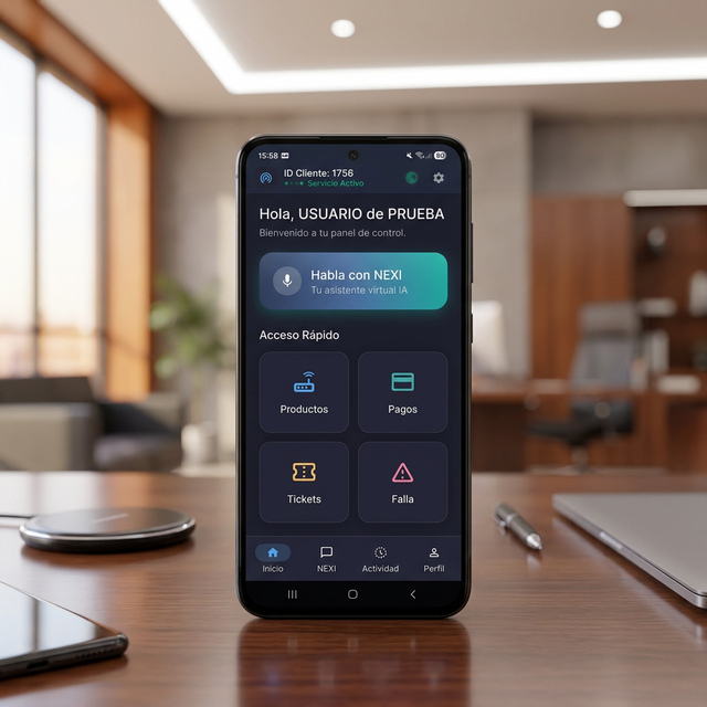 Caso FibraNet app con IA para soporte, pagos y autogestión